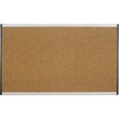 Quartet Arc Bulletin Board - 14" x 24" - Cork Surface - Aluminum Frame Quartet Arc Bulletin Board - 14" x 24" - Cork Surface - Aluminum Frame