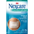 Nexcare Soft Cloth Premium Guaze Pad - 3 Ply - 2.38" x 3" - 5 / Pack - White Nexcare Soft Cloth Premium Guaze Pad - 3 Ply - 2.38" x 3" - 5 / Pack - White
