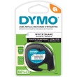 Dymo LetraTag 91331 Polyester Tape - 0.5" Width x 3900mm Length - 1 Roll - Black, White Dymo LetraTag 91331 Polyester Tape - 0.5" Width x 3900mm Length - 1 Roll - Black, White