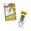 Kleer-Fax Fundamentals Docu-Flag - Removable - 0.75" x 2" - SIGN HERE - Translucent Yellow - Paper - 160 / Pack Kleer-Fax Fundamentals Docu-Flag - Removable - 0.75" x 2" - SIGN HERE - Translucent Yellow - Paper - 160 / Pack
