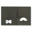 Ampad Two Pocket Leatherette Portfolio - Letter - 8.5" x 11" - 3 Fastener - 100 Sheet - 25 / Box - Black Ampad Two Pocket Leatherette Portfolio - Letter - 8.5" x 11" - 3 Fastener - 100 Sheet - 25 / Box - Black