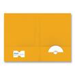 Ampad Two Pocket Leatherette Portfolio - Letter - 8.5" x 11" - 150 Sheet Capacity - 25 / Box - Orange Ampad Two Pocket Leatherette Portfolio - Letter - 8.5" x 11" - 150 Sheet Capacity - 25 / Box - Orange