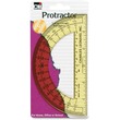 CLI 6'' Open Center Protractor - Plastic - Assorted