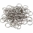 CLI Multipurpose Book Ring - 0.5" Diameter - Round - For Loose-leaf - Steel - 100 / Box - Aluminum