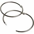 CLI Multipurpose Book Ring - 3" Diameter - Round - For Loose-leaf - Steel - 10 / Box - Aluminum