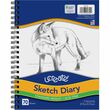 Pacon Art1st Sketch Diary - 70 Sheet - 94g/m² - Letter 8.5" x 11" - 1 / Each - White Pacon Art1st Sketch Diary - 70 Sheet - 94g/m² - Letter 8.5" x 11" - 1 / Each - White