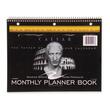 Roaring Spring Monthly Planner - 11" x 8.5" - 1 Month Per 1 Page(s) - Black Roaring Spring Monthly Planner - 11" x 8.5" - 1 Month Per 1 Page(s) - Black