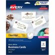 Avery Clean Edge Business Card - 3.5" x 2" - 200 / Pack - White