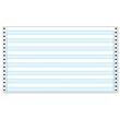 Tops 1/2" Blue Bar Computer Paper - 14" x 11" - 20lb - 2700 / Carton - Blue Tops 1/2" Blue Bar Computer Paper - 14" x 11" - 20lb - 2700 / Carton - Blue
