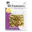 CLI Round Head Paper Fastener - 0.75" Diameter - 40 / CD - Brass CLI Round Head Paper Fastener - 0.75" Diameter - 40 / CD - Brass
