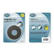 MagnaCard Super Strength Magnetic Tape - 1" Width x 10ft Length - Rubber - 1 Each - Black