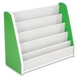 Balt Brite Kids 34514 Book Stand - 37" x 14" x 29" - 5 x Shelf(ves) - Grass Green, White