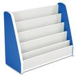 Balt Brite Kids 34532 Book Stand - 37" x 14" x 29" - 5 x Shelf(ves) - Royal Blue, White