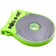 Baumgartens Magnetic Tape with Self-Cutting Dispenser - 0.5" Width x 15ft Length - Green Dispenser Included - 1 Each - Black