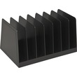Sparco Incline Desk Sorter - 4.75" x 8.75" x 5.5" - 6 Compartment(s) - Black