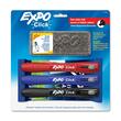 Expo Click Starter Set Dry Erase Marker - Chisel Marker Point Style - Black Ink, Red Ink, Blue Ink - 3 / Pack Expo Click Starter Set Dry Erase Marker - Chisel Marker Point Style - Black Ink, Red Ink, Blue Ink - 3 / Pack