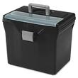 Iris HFB-24-TOP Portable File Box with Organizer Top - External Dimensions 11.62" Height x 13.38" Width x 10" Depth - Plastic - Black, Light Gray