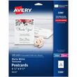 Avery Ink Jet Textured Postcards - 4.25" x 5.5" - Matte - 120 / Box - White