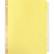 Business Source Insertable Tab Divider - 5 x Tab - 8.5" x 11" - 1 Set - Buff Divider - Clear Tab
