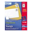 Avery 32404 Stamp Label - 1.31" Width x 1.31" Length - 25/Sheet - Permanent - 10 / Pack - White Avery 32404 Stamp Label - 1.31" Width x 1.31" Length - 25/Sheet - Permanent - 10 / Pack - White