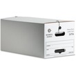 Business Source File Storage Box - Letter - White, Black Business Source File Storage Box - Letter - White, Black