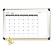 The Board Dudes Perpetual Dry-erase Calendar - Monthly - 17" x 23" - Page(s)Aluminum Frame - White