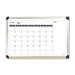 The Board Dudes Perpetual Dry-erase Calendar - Monthly - 23" x 35" - Page(s)Aluminum Frame - White