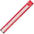 Koh-I-Noor Triangular Engineer Scale - 15.6" Length 1.6" Width - Plastic - 1 Each - White