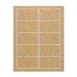 ReBinder Binder Spine Label - 2" Width x 3.5" Length - 10/Sheet - Permanent - 250 / Pack - Brown
