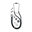 Medline Sprague Rappaport Stethoscope - Black