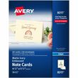 Avery Embossed Note Cards - 5.5" x 4.25" - Matte - 60 / Box - Ivory Avery Embossed Note Cards - 5.5" x 4.25" - Matte - 60 / Box - Ivory
