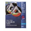 Avery Glossy CD Label - 2/Sheet - 20 Pack - White Avery Glossy CD Label - 2/Sheet - 20 Pack - White
