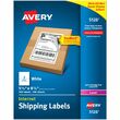 Avery Shipping Label - 5.5" Width x 8.5" Length - 2/Sheet - Permanent - 200 / Box - White Avery Shipping Label - 5.5" Width x 8.5" Length - 2/Sheet - Permanent - 200 / Box - White