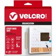 Velcro Sticky Back Hook and Loop Fastener - 0.75" Width x 15' Length - Dispenser Included - 1 Roll - Beige Velcro Sticky Back Hook and Loop Fastener - 0.75" Width x 15' Length - Dispenser Included - 1 Roll - Beige