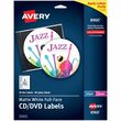 Avery Full Face CD Labels - 40 / Pack - White Avery Full Face CD Labels - 40 / Pack - White