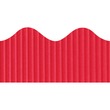 Pacon Bordette Scalloped Decorative Border - Rectangle with Scalloped Trim - 2.25" x 50ft - Paper - Dark Red