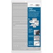 Chartpak Vinyl Letters And Numbers - Number - White Chartpak Vinyl Letters And Numbers - Number - White