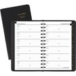 At-A-Glance Telephone and Address Book - 3.75" x 6.12" - Leather Cover - Black At-A-Glance Telephone and Address Book - 3.75" x 6.12" - Leather Cover - Black