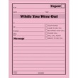 Adams While You Were Out Message Pad - 50 Sheet(s) - Gummed - 5" x 4" Sheet Size - Pink - 12 / Pack Adams While You Were Out Message Pad - 50 Sheet(s) - Gummed - 5" x 4" Sheet Size - Pink - 12 / Pack