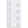 Adams Spiral Bound Phone Message Books - 600 Sheet(s) - Spiral Bound - 2 Part - 11" x 5.25" Sheet Size - Assorted - 1Each Adams Spiral Bound Phone Message Books - 600 Sheet(s) - Spiral Bound - 2 Part - 11" x 5.25" Sheet Size - Assorted - 1Each