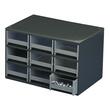 Akro-Mils 9 Drawers Modular Cabinet - 11" x 17" x 11" - Steel - Gray Akro-Mils 9 Drawers Modular Cabinet - 11" x 17" x 11" - Steel - Gray