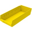 Akro-Mils Shelf Bin - 4" x 8.37" x 18" - Polypropylene - Yellow Akro-Mils Shelf Bin - 4" x 8.37" x 18" - Polypropylene - Yellow