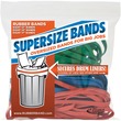 Alliance Rubber SuperSize Rubber Bands - 12", 14", 17" Width x 0.25", 0.25", 0.25" Thickness - 24 / Pack - Assorted Alliance Rubber SuperSize Rubber Bands - 12", 14", 17" Width x 0.25", 0.25", 0.25" Thickness - 24 / Pack - Assorted
