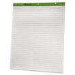 Evidence Recycled Easel Pad - 50 Sheet - Ruled - 27" x 34" - 2 / Carton - White