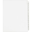 Avery Standard Collated Legal Divider - 25 x Tab Printed "A - Z" - 25 Tab(s)/Set - 8.5" x 11" - 26 / Set - White Divider - White Tab