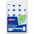 Avery Print or Write Mailing Seals - 1" - 480 / Pack - Clear Avery Print or Write Mailing Seals - 1" - 480 / Pack - Clear