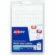 Avery Handwritten Removable ID Label - 0.31" Width x 0.5" Length - Removable/ Pack - White Avery Handwritten Removable ID Label - 0.31" Width x 0.5" Length - Removable/ Pack - White