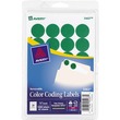 Avery Round Color Coding Label - 0.75" Diameter - 35/Sheet - Removable - 1008 / Pack - Green Avery Round Color Coding Label - 0.75" Diameter - 35/Sheet - Removable - 1008 / Pack - Green