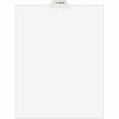 Avery Individual Bottom Tab Legal Exhibit Dividers - 1 x Tab Printed Exhibit C - 8.5" x 11" - 25 / Pack - White Divider - White Tab