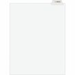 Avery Individual Bottom Tab Legal Exhibit Dividers - 1 x Tab Printed Exhibit F - 5 Tab(s)/Set - 8.5" x 11" - 25 / Pack - White Divider - White Tab